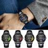 Car Watches For Men,Waterproof Stainless Steel Quartz Wrist Watch Sports Men’s Watches With Car Wheel Rim Hub Design
