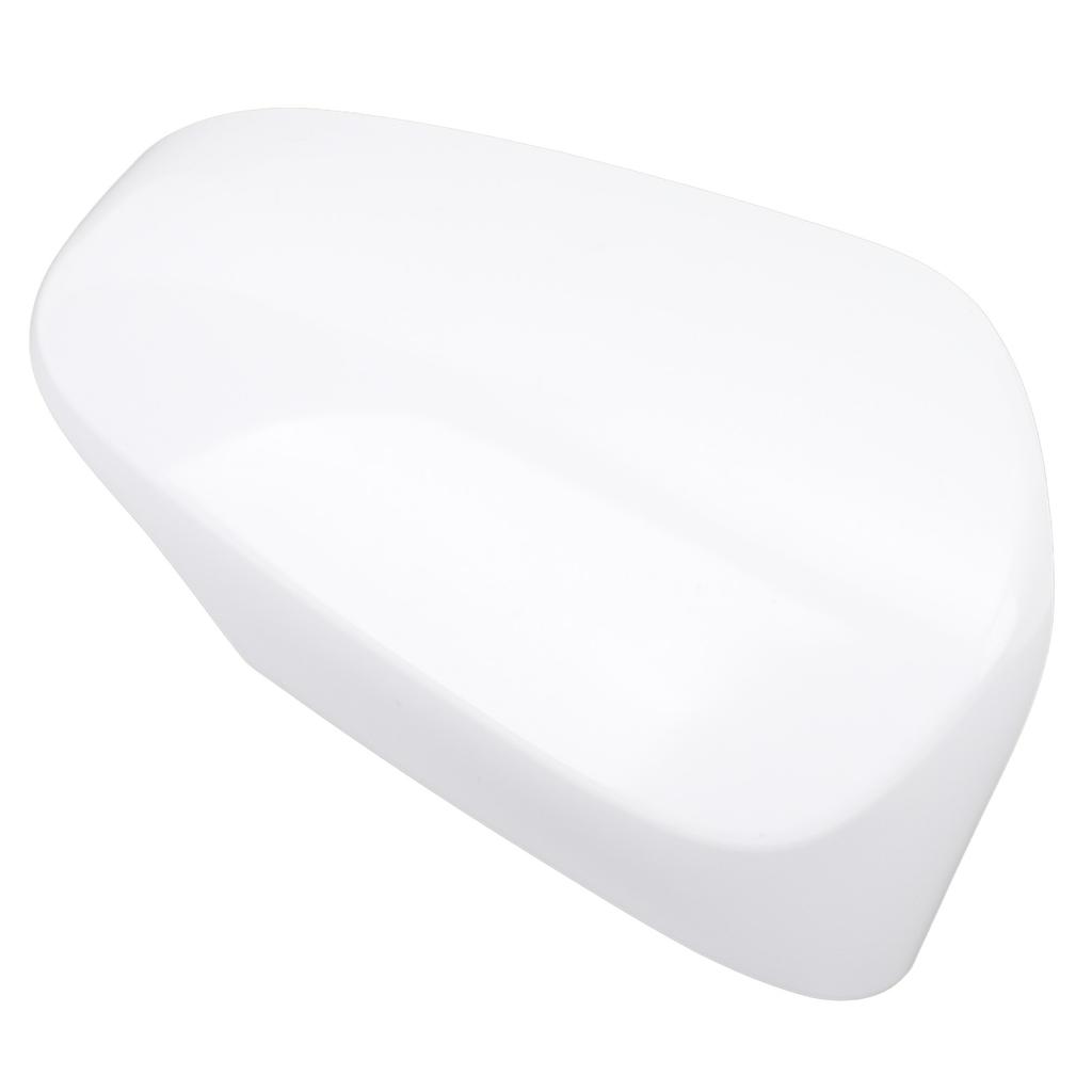 Rearview Door Mirror Cover Shockproof Exterior Side Wing Mirror Cap White for Vehicle with Turn Signal Light Right