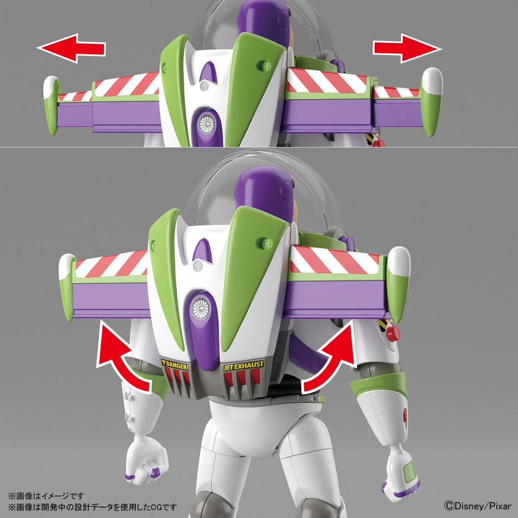 BANDAI SPIRITS Toy Story 4 Buzz Lightyear Plastic Model BAS5057698 Color-coded