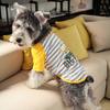 Pet Clothing Summer Thin Breathable T-Shirt Bigbear Teddy Puppy Dog Clothing Pullover Striped Bimono Factory