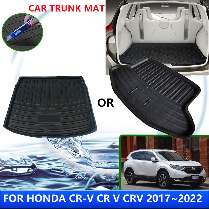 Для Honda CR-V CR V CRV 2017~2024 2018 2019 2020 2024 Защитные накладки на задний багажник автомобиля Водонепроницаемые противообрастающие коврики Аксессуары