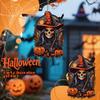 Pumpkins Man Christmas Tree Decoration Pendant Car Rearview Mirror Pendant Halloween Party Decorations, Horror Pumpkins Skeleton Witch Pendant