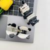 Mid Size Panda Hair Claw Cartoon Acetate Hair Clip Cute Animal Shark Clip  Daily