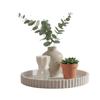 Wavy Edge Modern Decorative Tray Round Shape Multifunctional Tray New Storage Tray  Coffee Table