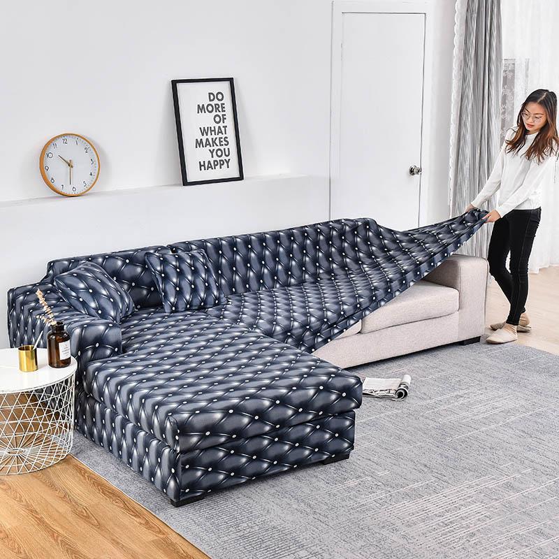 Чехлы на диван Four Seasons для гостиной, эластичный чехол для дивана, пылезащитный чехол, универсальный чехол для дивана, нескользящая плотная подушка