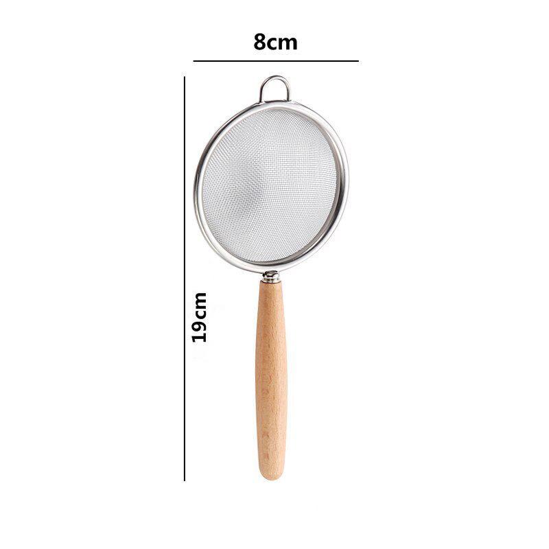 Скиммерная ложка из нержавеющей стали для муки, соевого молока, масла, сока и кухонных задач, защищающих от ожогов