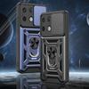 Для Redmi Note13 Pro Plus Slide Camera Lens Protector Armor Case для Xiaomi Redmi Note 13 Pro 4G 5G Military Grade Bumpers Cover