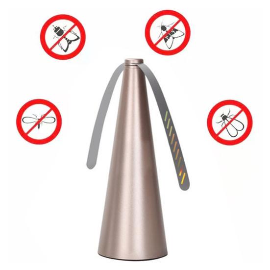 Fly Repellent Fan with Reflective Strip Outdoor Camping Fishing Picnic