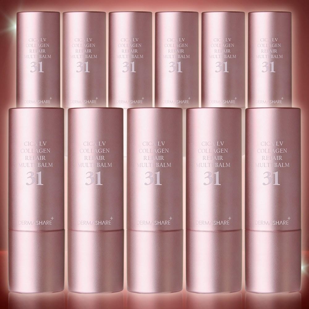 Dermashare Luxury Cica LV Collagen Repair Radiance Wrinkle Improvement Wrinkle Stick Wrinkle Stick Ampoule Balm Multi Balm 11g11 Pieces