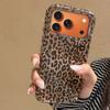 Корейский янтарно-золотой чехол для телефона с леопардовым принтом для iphone 17 Air 16 15 14 13 11 12 Pro Max 7 8 Plus X XS XR SE 2022 2020 16e Чехол