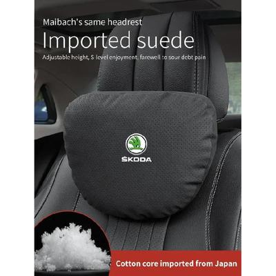 Skoda Octavia Fabia Rapid Superb Karoq Kodiaq Scala Citigo Kamiq Автомобильный Подголовник Поддержка Шеи Сиденье Подушка для Поясницы Мягкая Подушка для Шеи