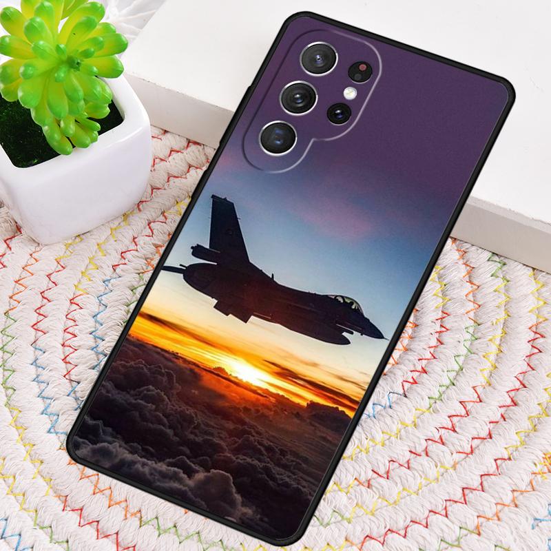 Чехол для телефона 'Истребитель в небе' для Samsung Galaxy note 10 pro S26 Ultra S23 S24 FE S25 S21 S22 PLUS ударопрочный