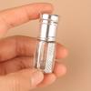 4pcs/set Refillable Golden Essential Oil Roller Bottle Perfume Bottle Glass Roll-On Essential Oil Bottle Cosmetics Container