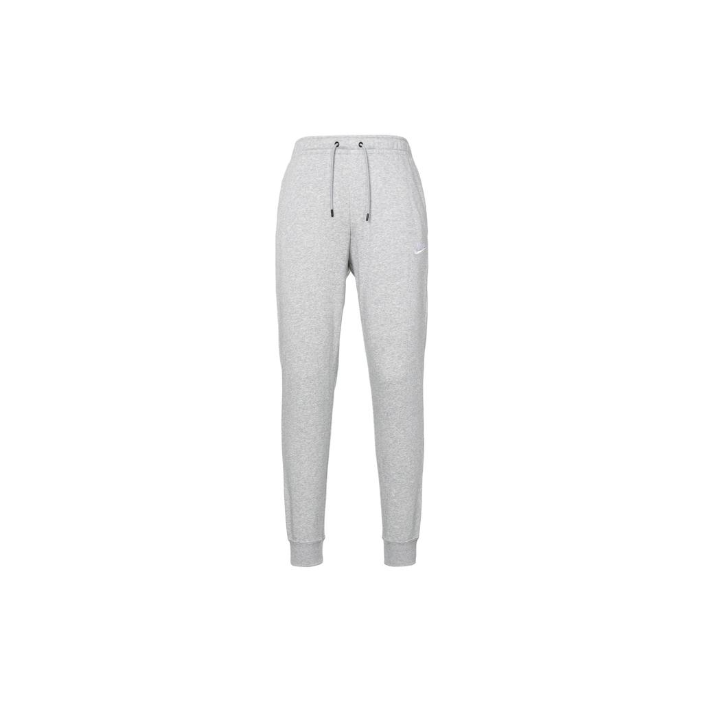 Nike Embroidered Logo Drawstring Knit Sweatpants Women Bottoms Grey BV4096-063
