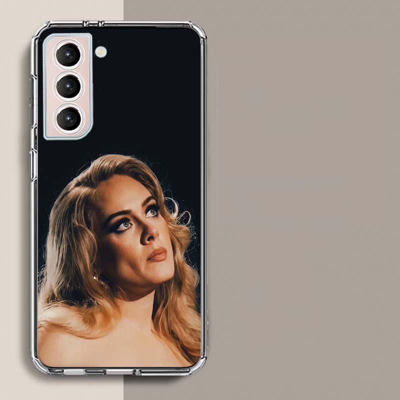 Чехол для телефона Singer A-Adele для Samsung Galaxy S25 Edge S24 S23 FE S21 S20 S10 Plus S22 S26 Ultra Чехол Прозрачные Чехлы ТПУ Capa Оболочка