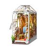 Tsukurundesu® 3D Wooden Puzzle Book Nook Series (Flower Sunroom) with Japanese Instructions