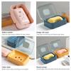 Bathroom Accessories Double Layer With Cover Shampoo Boxes Soap Holder Travel Soap Box Soap Dish