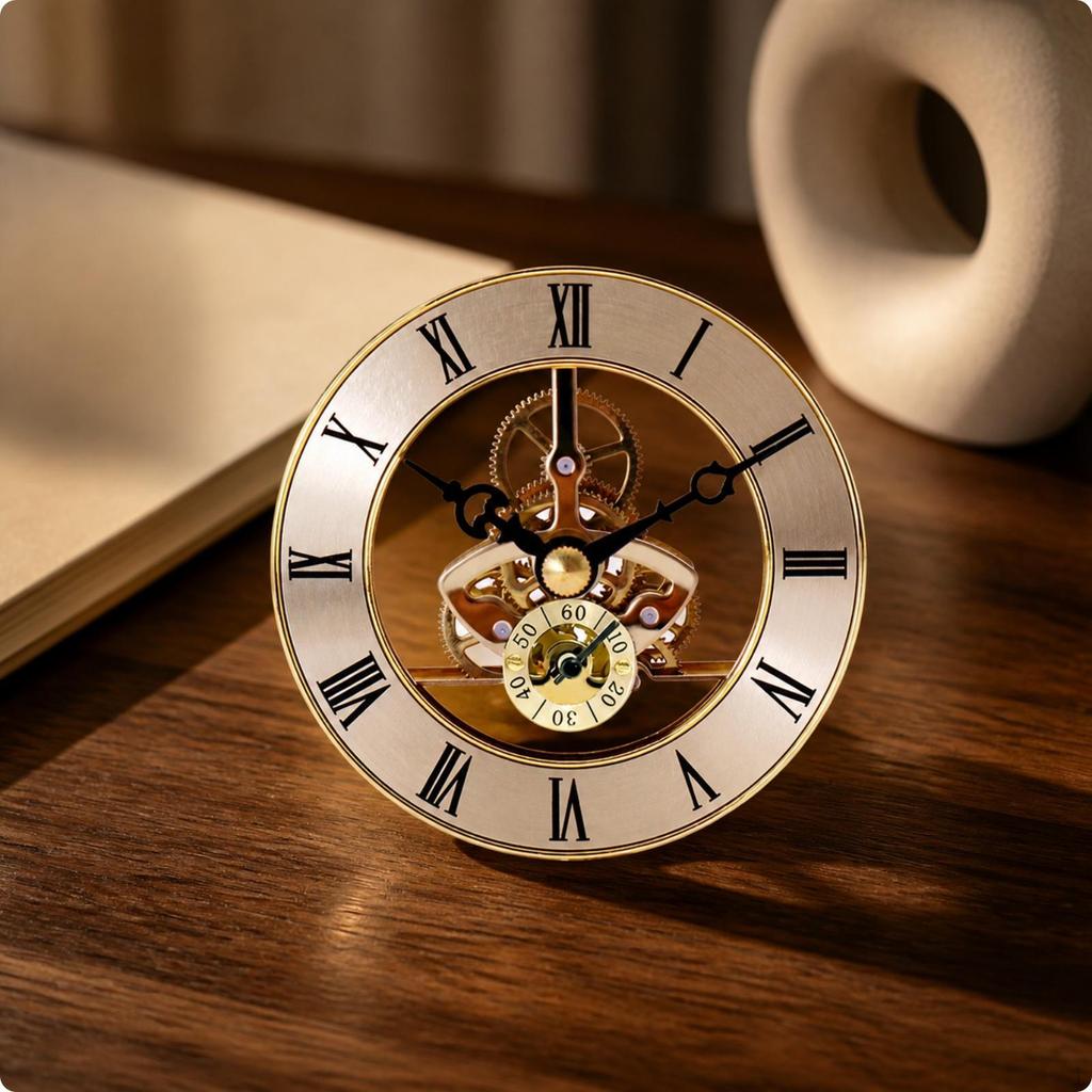 Механизм Skeleton Clock OpenDesign | Изящные часовая и минутная стрелки, Центральная часть с цифрами