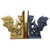 Готические подставки для книг в виде дракона, средневековые 3D-печатные подставки для книг в виде статуи дракона для домашнего офиса, книжных полок, декора гостиной
