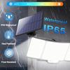 3500LM солнечные фонари уличные 328LED яркие защитные 3 режима прожекторы IP65 водонепроницаемый настенный светильник с пультом дистанционного управления для двора и сада