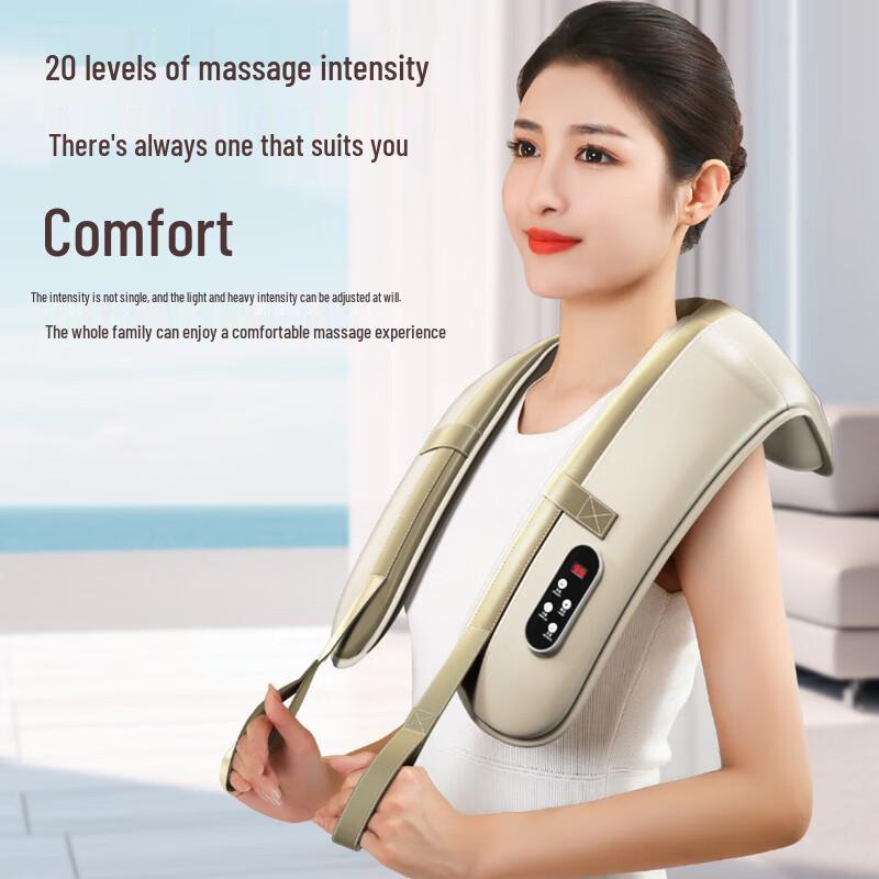 Chigo Electric Shoulder & Neck Massager Shawl CN plug (adapter included)