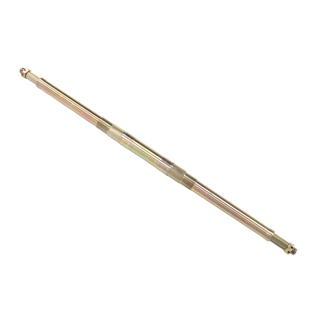 Задняя ось для карта 930 мм 23T 28T Стальной сплав Оцинковка Высокая твердость Задняя цельная ось для карта, квадроцикла, трицикла для дрифта