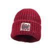 Letter Embroidery Knitted Woolen Hat Thickened Ear Protection Hat Fashion Skullies Cap  Winter