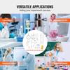 Lab Distillation Kit, 3.3 Boro Lab Glassware Distillation Kit with 24, 40 Joint, 1000ml Essential Oil Distillation Apparatus Kit, 29 pcs Set of