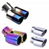 Universal Car Vehicle Modification Square Exhaust Muffler Steel Tail Pipe