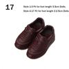 For 16cm Dolls Foot Length 2~3.5cm Casual Shoes Fashion Doll Shoes PVC Boots Plastic Sneakers