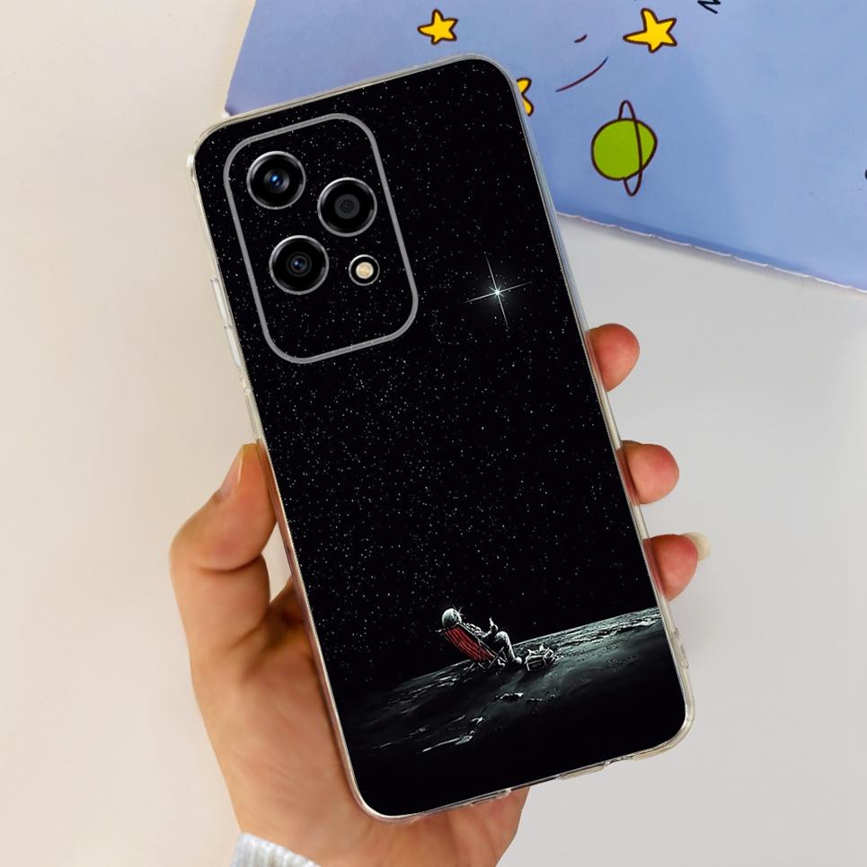 For Honor 200 Lite Phone Cover Case Cool Cartoon Dragon Space Man Cute Cat Funda Soft Clear Silicone Huawei Honor 200 Pro 200 5G