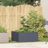 Plant Pot Anthracite 80 X 80 X 40 Cm Cold Rolled Steel