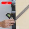 12-дюймовая регулируемая комбинированная угловая линейка 45/90 градусов с пузырьковым уровнем