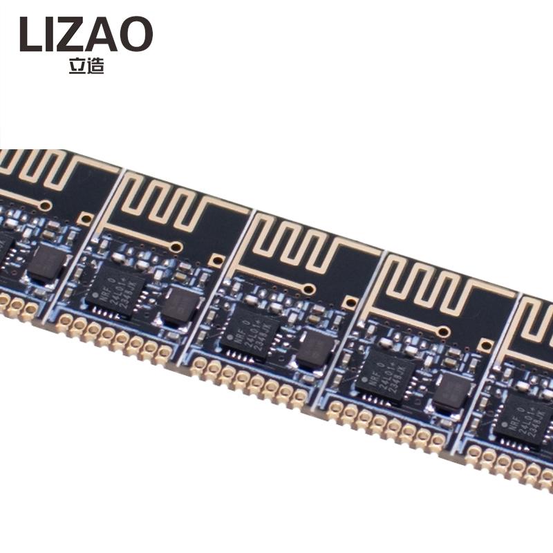 LIZAO 5/10 шт. NRF24L01+ 2,4 ГГц Беспроводной приемопередатчик Модульный комплект Мини Улучшенная мощность SMD Версия для Arduino Робот Беспроводные проекты
