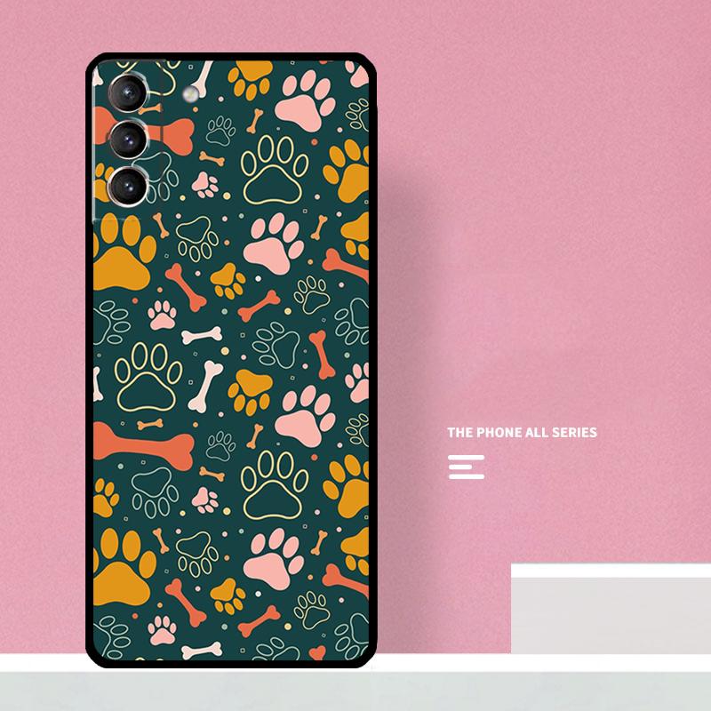 Dog Paw Phone Case For Samsung Galaxy S25 S26 Ultra S20 S21 S22 S23 S24 Plus S10 S25 FE Cover Coque