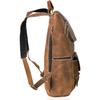 Full Grain Leather Backpack for Men - 17 Inch Laptop Bag - Vintage Travel Rucksack - Casual Daypack for Womens