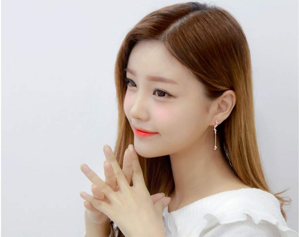 Серьги adonay Metal Hypoallergenic 14K, популярные женские, простые, милые, брендовые, серьги, корейские аксессуары, подарок на день рождения, подарочный футляр в комплекте