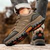 Мужская походная обувь Спорт на открытом воздухе Бег Трекинговая обувь Повседневная водонепроницаемая военная тренировочная обувь для скалолазания Кожаная обувь для горной охоты