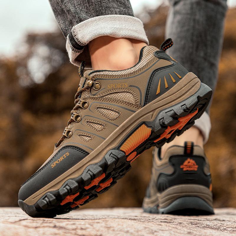 Мужская походная обувь Спорт на открытом воздухе Бег Трекинговая обувь Повседневная водонепроницаемая военная тренировочная обувь для скалолазания Кожаная обувь для горной охоты