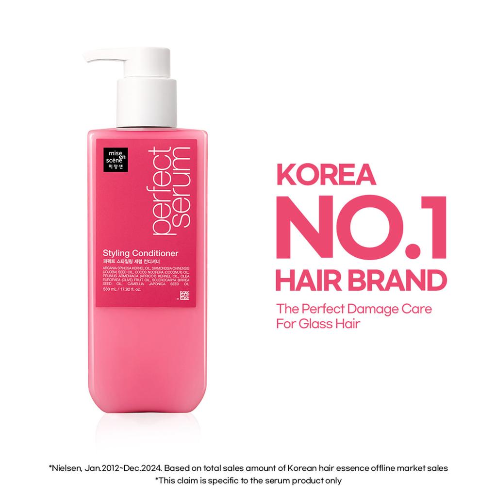 Mise-en-scene Perfect Styling Serum Shampoo 680ml + Conditioner 680ml
