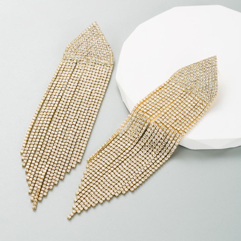 Женские серьги с длинными просверленными кисточками, персонализированные серьги, креативный дизайн, легкие роскошные серьги-капли