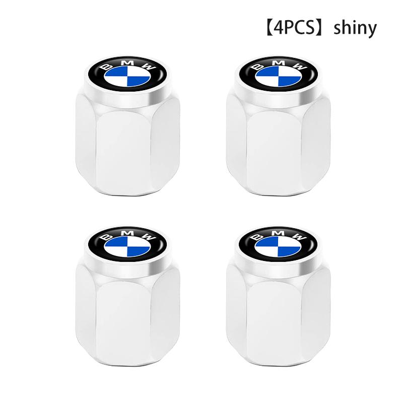 4pcs Car Wheel Valve Cap Dust Protection Cover Theftproof Stem For BMW M Sport M2 M3 M4 M5 M6 E46 E90 E60 F10 F20 E87 X3 X6