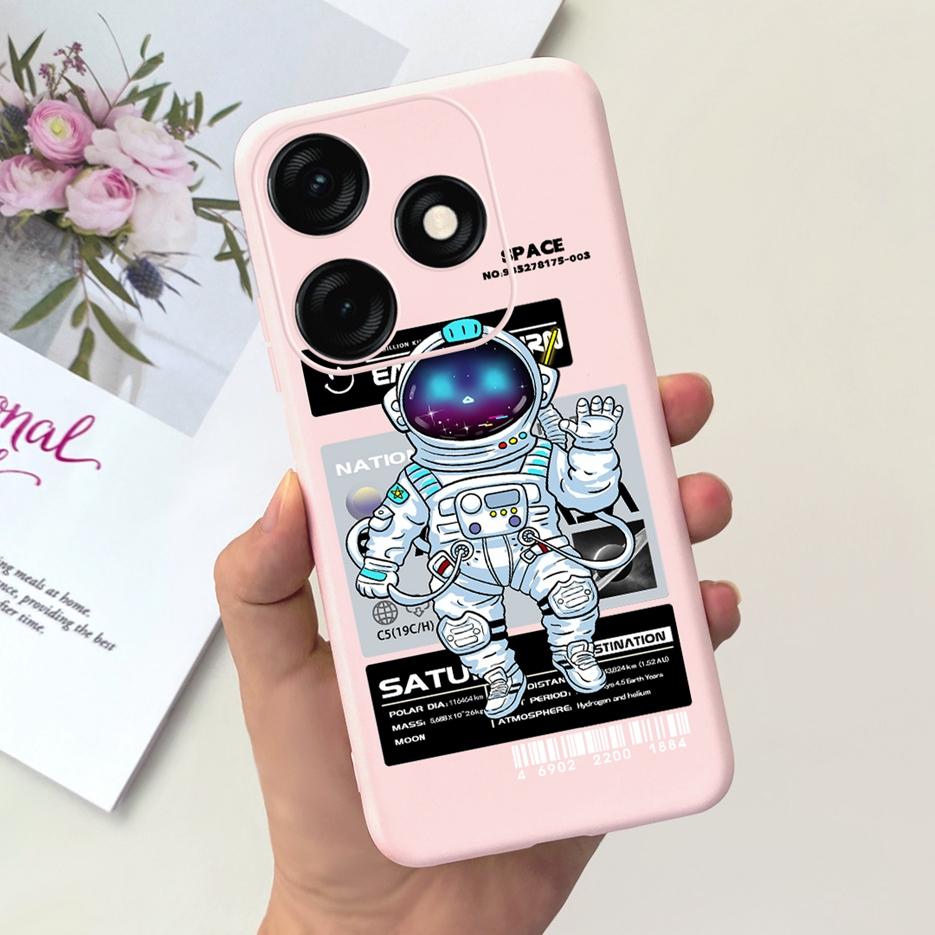 Чехол для Tecno Spark 20C BG7n Милый мультяшный динозавр Мягкий силиконовый чехол для телефона Для Tecno Spark 20 Pro Spark20 C Чехол-бампер