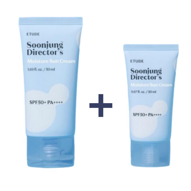 Etude SoonJung Director’s Mineral Moisture Sunscreen SPF50+ PA++++ Special Set (50ml + 20ml)
