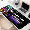 Custom Name Personalized Among Us Pattern Mousepad, Laptop PC Desk Mat, Decorative Desk Mat for Home Keyboard Pad Gift