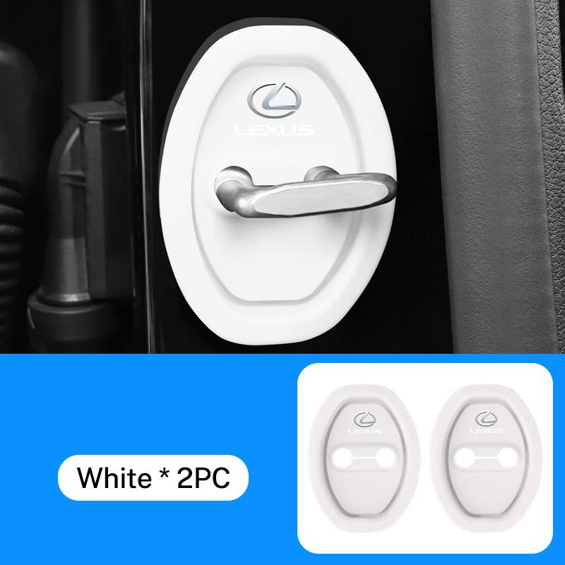 AEGHT1 Interior Stickers 7x9cm Silicone Gel Car Door Lock Cover For Lexus ES300 RX330 RX300 GS300 IS250 IS200 CT200h IS300 NX RX LX GX
