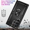 For Samsung Galaxy S24 Ultra Case TPU+PC Ring Kickstand Phone Back Shell