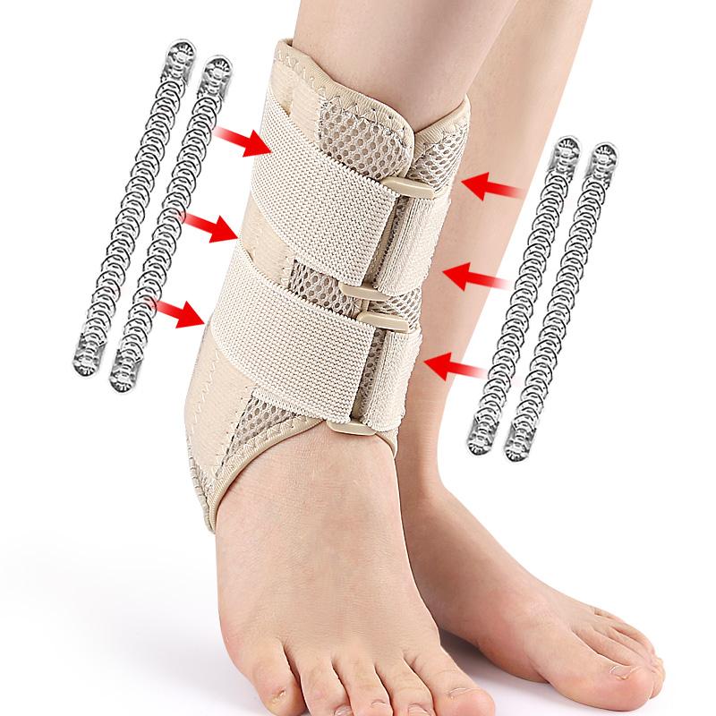 Ankle Brace Stabilizer Compression Support Polyester Adjustable Strap Breathable Sports Protection Wearable in Shoes