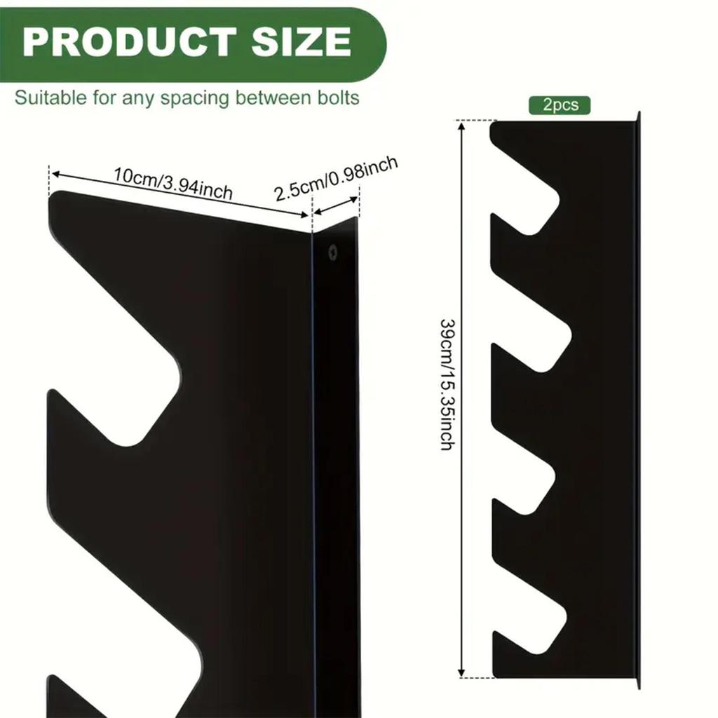 Стальной Настенный Органайзер Для Гаражных Инструментов Стеллажи Для Хранения Инструментов В Гараже Держатель Для Садовых Инструментов, Веника, Лопат И Грабель