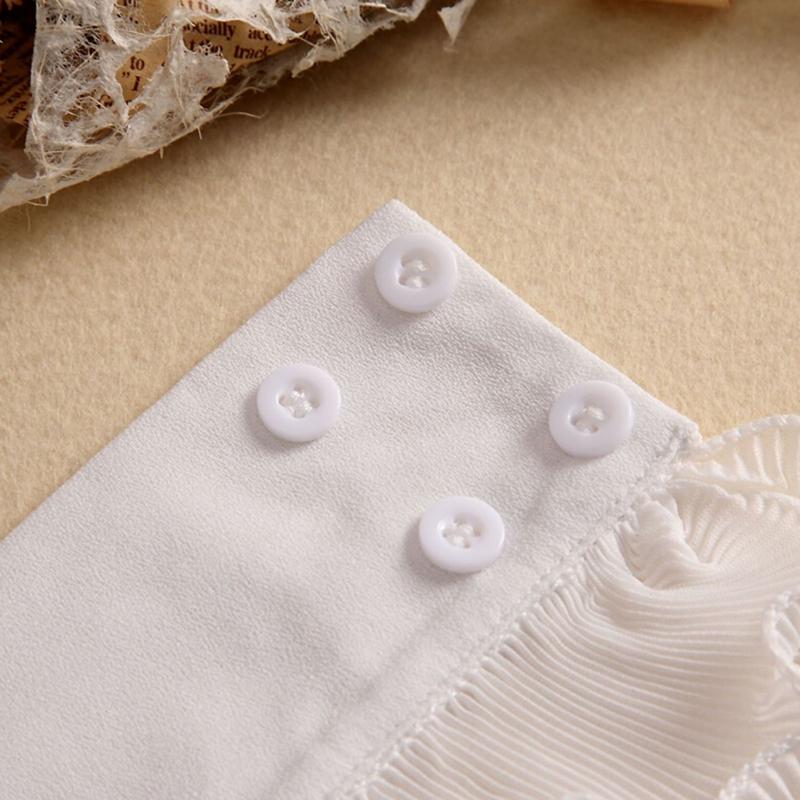 1Pair Elegant Women Decorative Sleeve Lace Wrist Cuffs Arm Warmer Sleeve Cuff